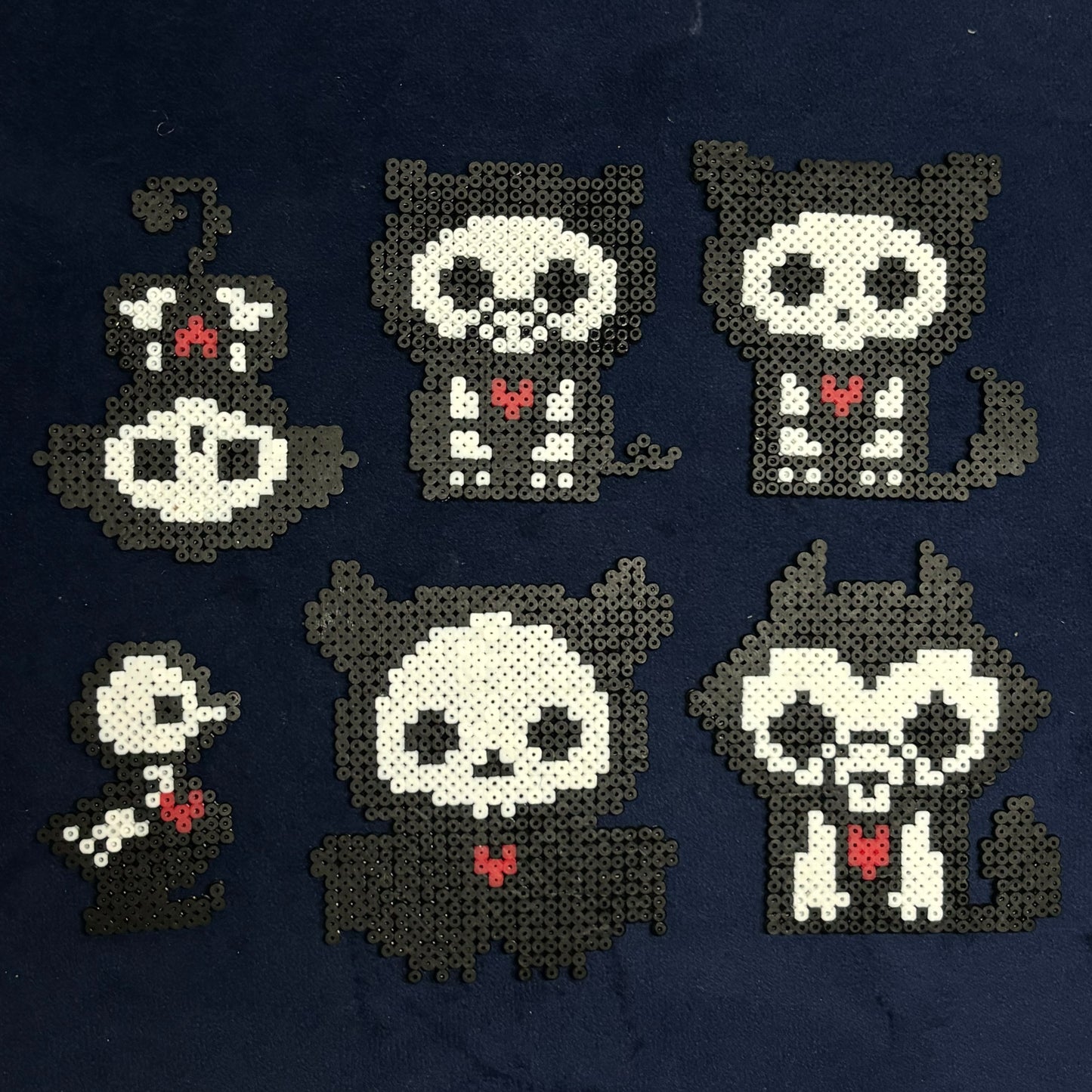 Small Skeleton animal perlers
