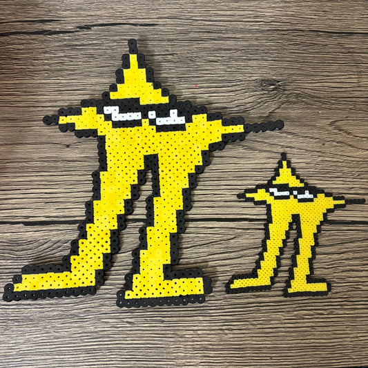 Perler bead Starwalker from Deltarune