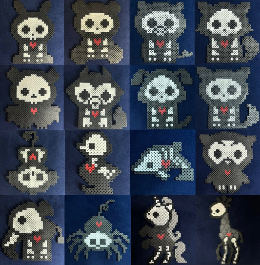 Skelanimals Perlers