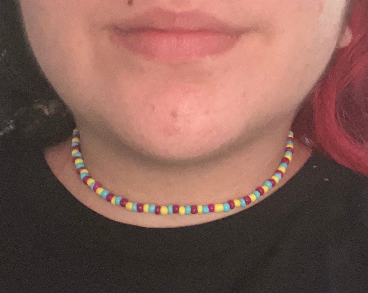 Beaded necklace/choker