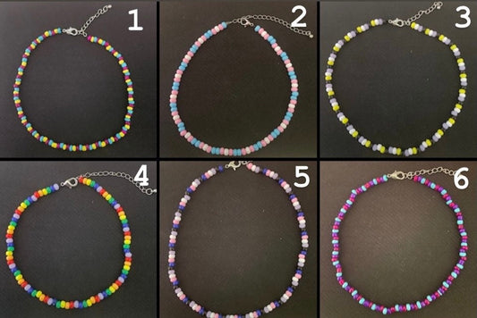 Beaded necklace/choker