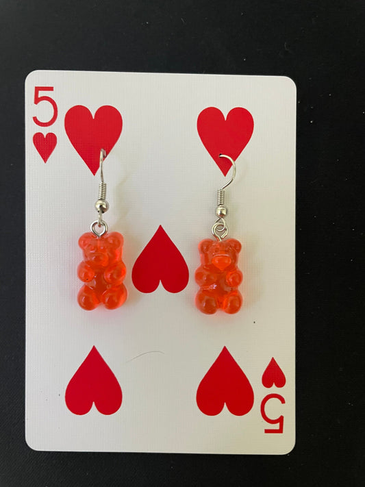 nickel free gummy bear earrings
