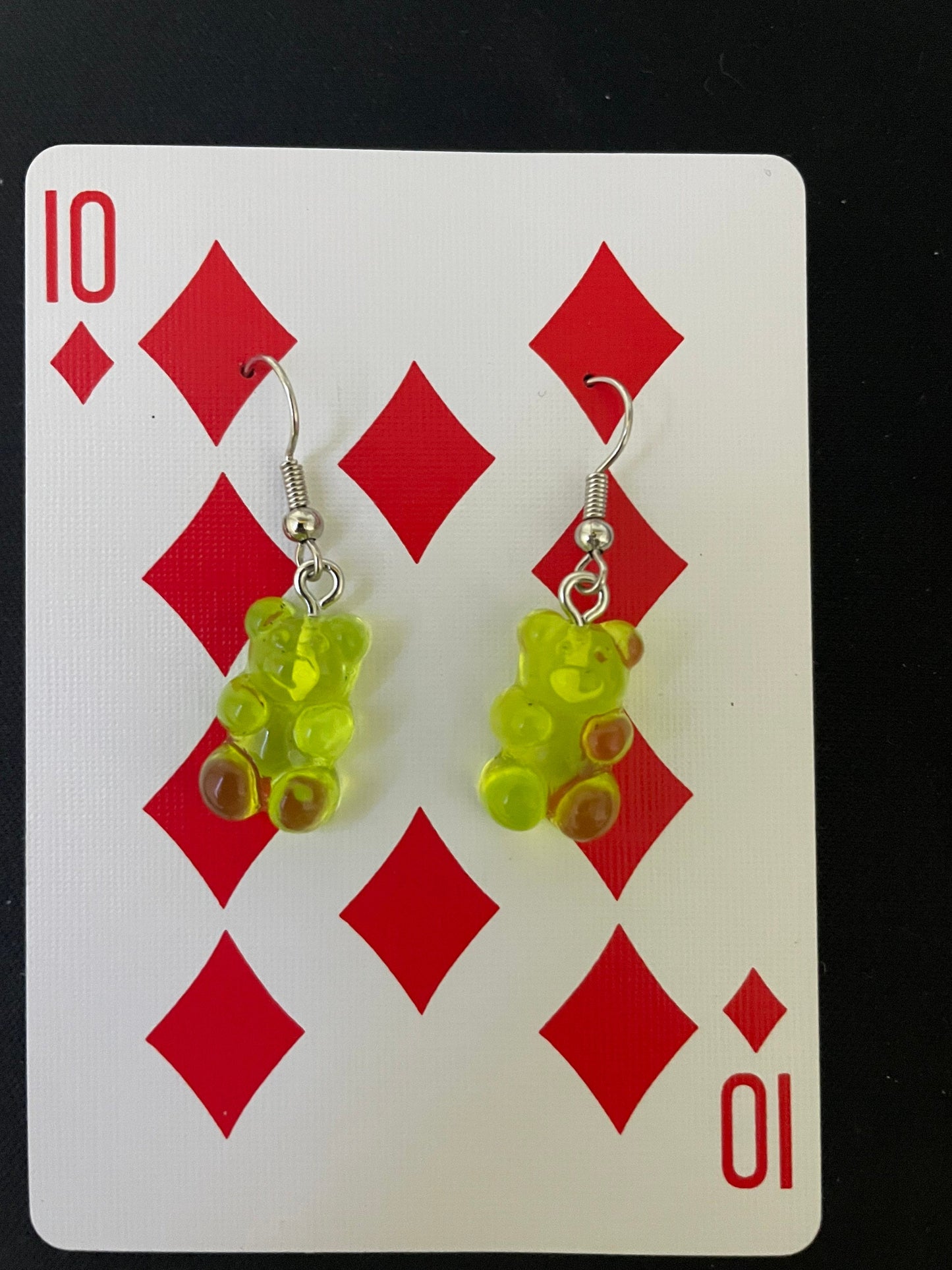 nickel free gummy bear earrings