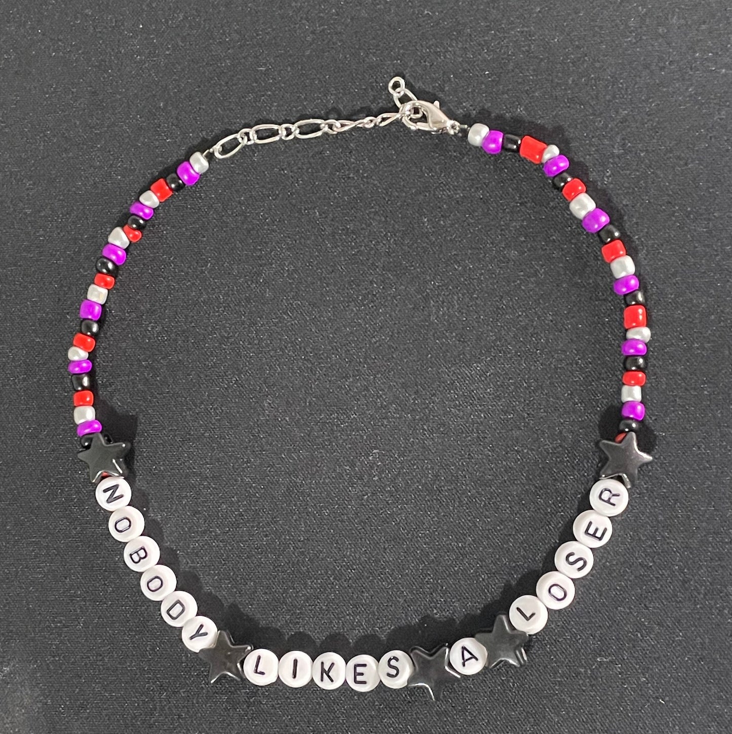 fnaf Security Breach Roxanne Wolf beaded necklace