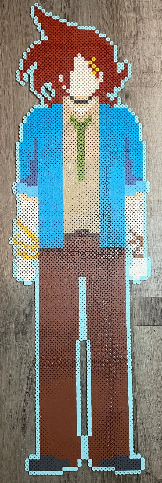 2ft Perler bead Joe Tazuna from Your Turn to Die