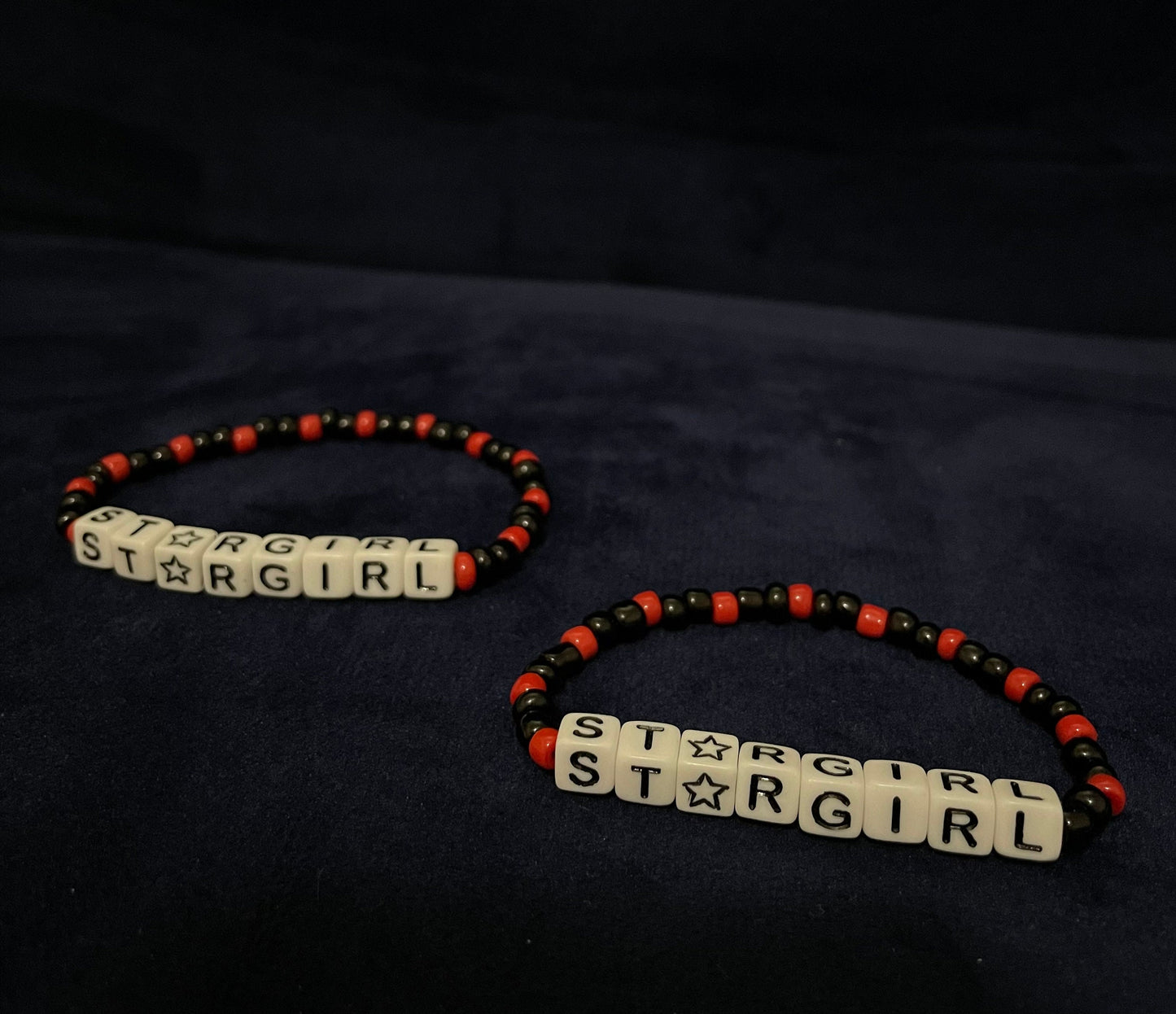 2pc Starboy and Stargirl beaded bracelets