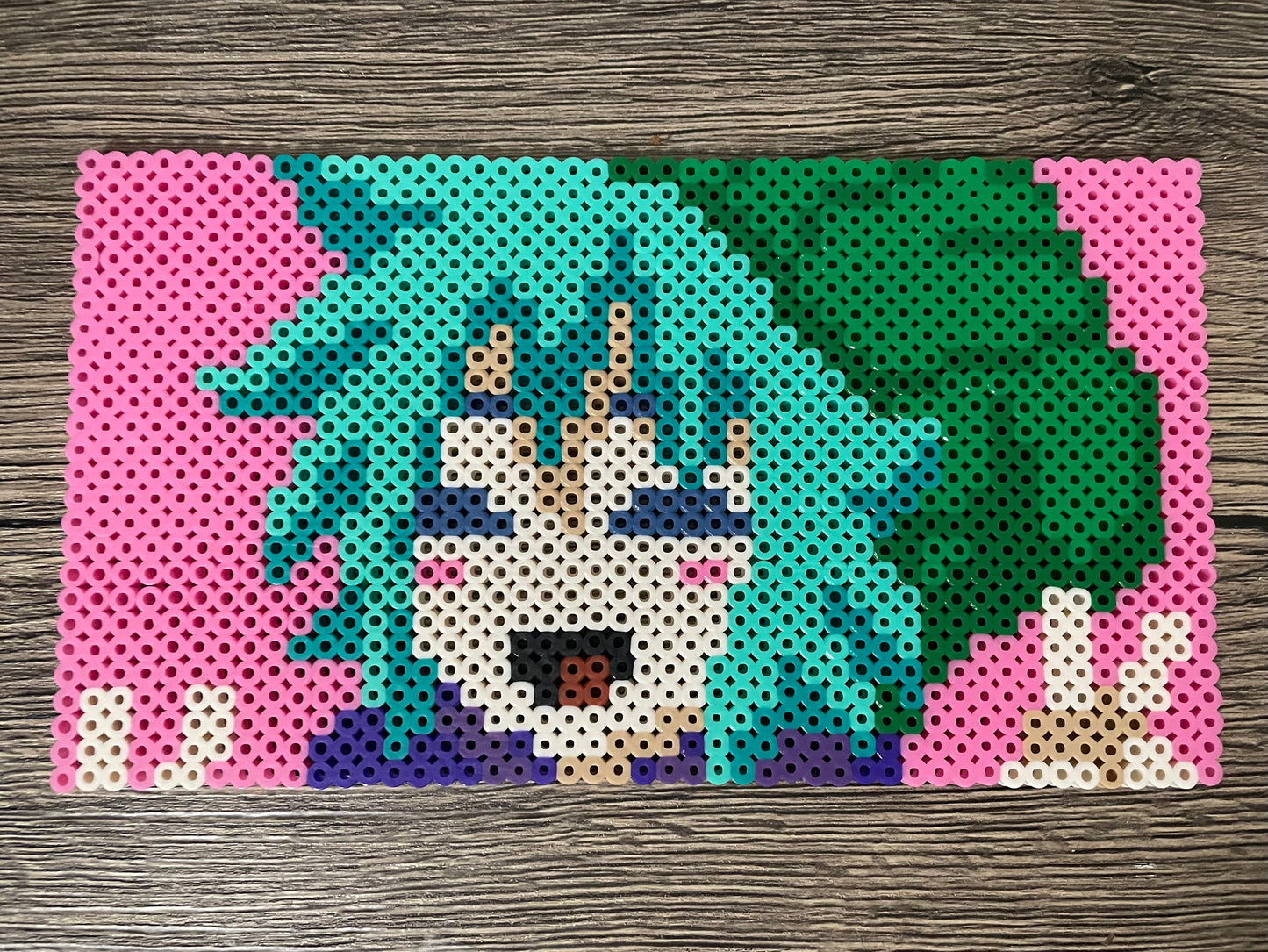 Perler bead Shin ai from Your Turn to Die