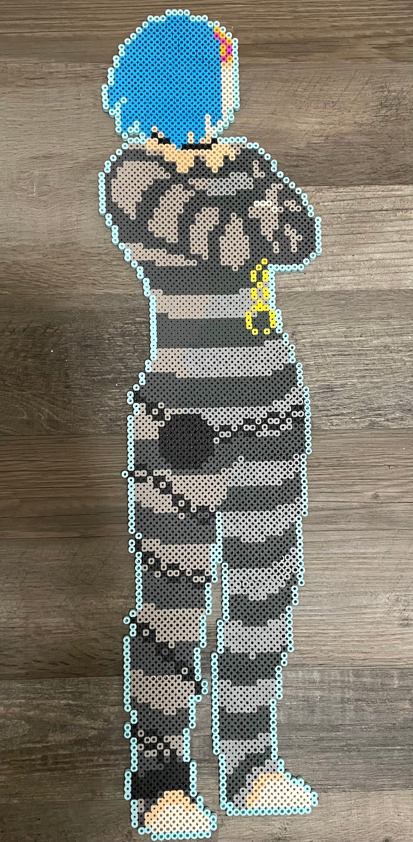 2ft Perler bead Alice Yabusame from Your Turn to Die